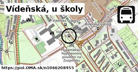 Vídeňská, u školy