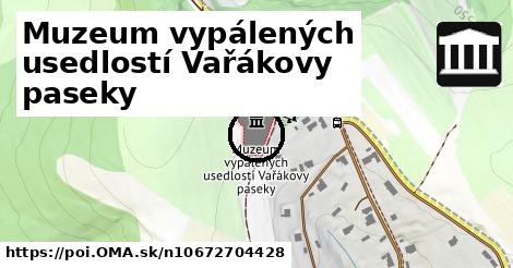 Muzeum vypálených usedlostí Vařákovy paseky