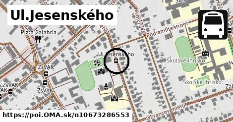 Ul.Jesenského