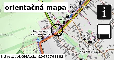 orientačná mapa