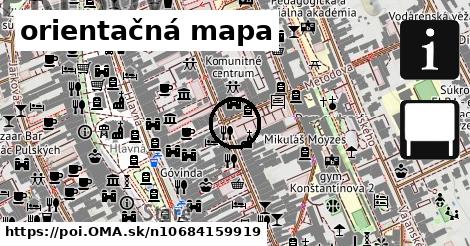 orientačná mapa