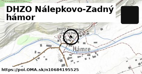 DHZO Nálepkovo-Zadný hámor