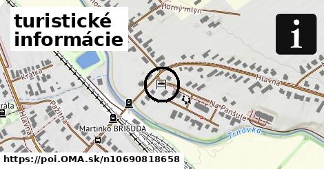 turistické informácie