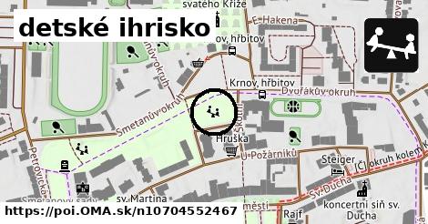 detské ihrisko