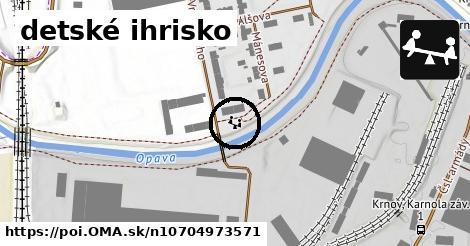 detské ihrisko