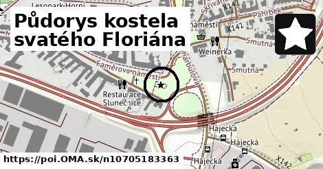 Půdorys kostela svatého Floriána