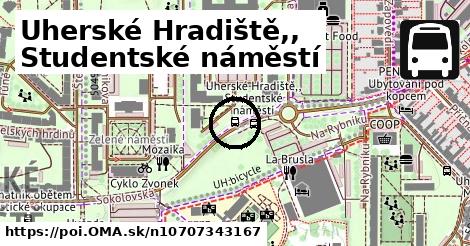 Uherské Hradiště,, Studentské náměstí