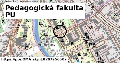 Pedagogická fakulta PU