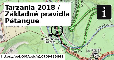 Tarzania 2018 / Základné pravidla Pétangue