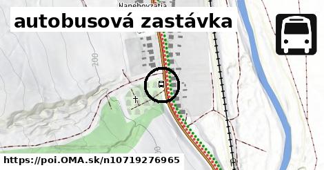 autobusová zastávka