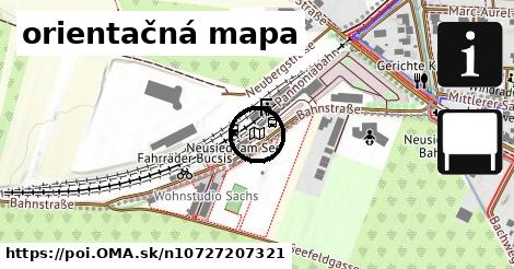 orientačná mapa