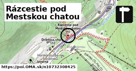 Rázcestie pod Mestskou chatou