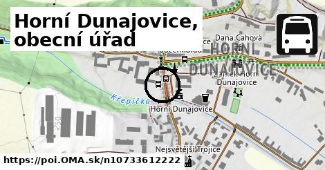 Horní Dunajovice, obecní úřad