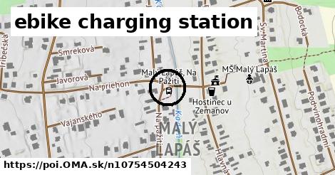 ebike charging station