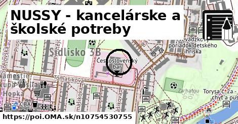 NUSSY - kancelárske a školské potreby