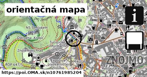 orientačná mapa