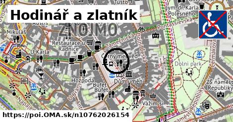 Hodinář a zlatník