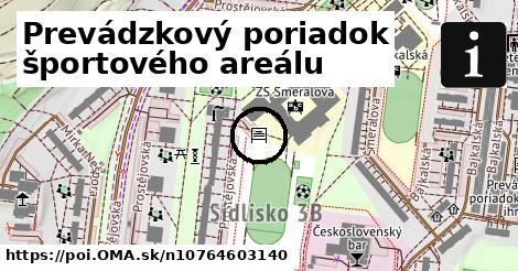 Prevádzkový poriadok športového areálu