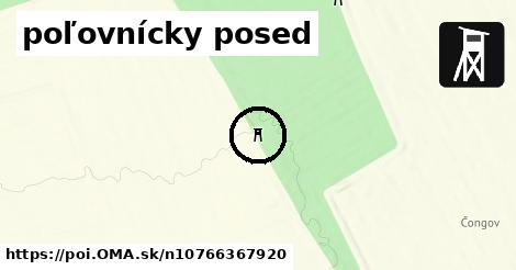 poľovnícky posed