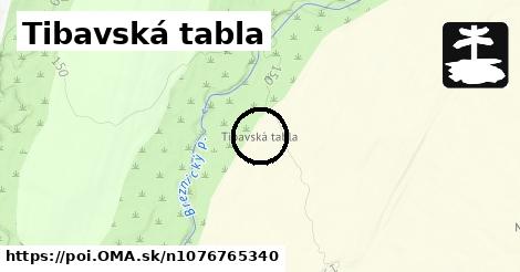 Tibavská tabla