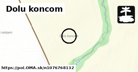 Dolu koncom