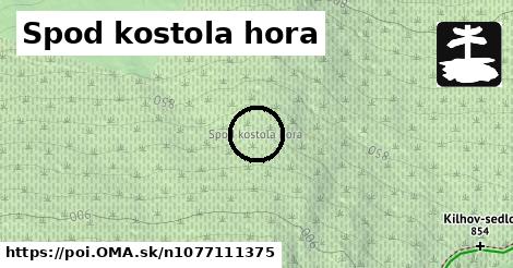 Spod kostola hora