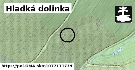 Hladká dolinka