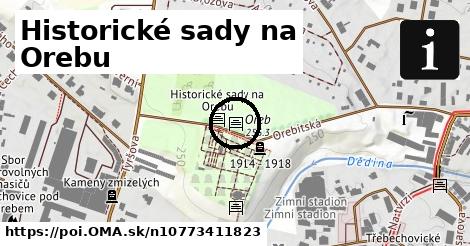 Historické sady na Orebu