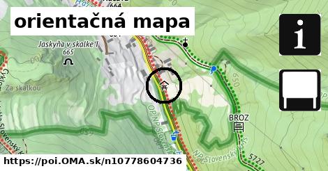 orientačná mapa