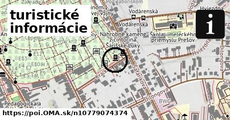 turistické informácie