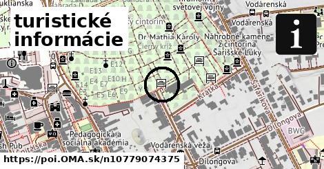 turistické informácie