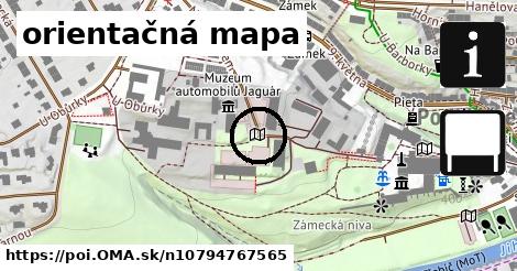 orientačná mapa