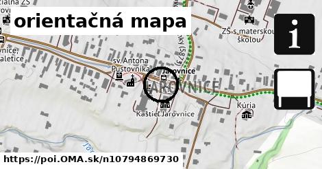 orientačná mapa