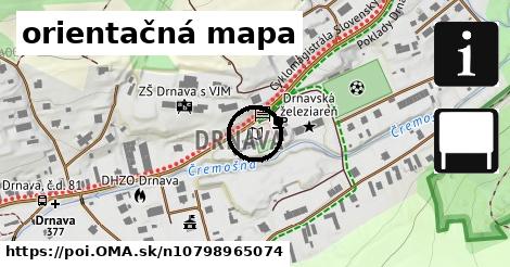 orientačná mapa