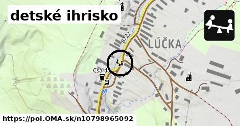 detské ihrisko