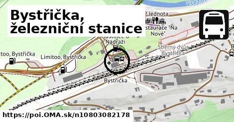 Bystřička, železniční stanice