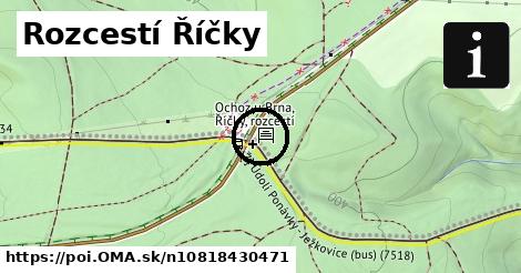 Rozcestí Říčky