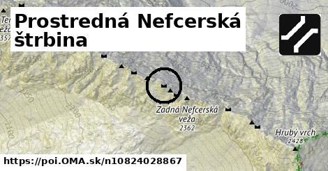 Prostredná Nefcerská štrbina