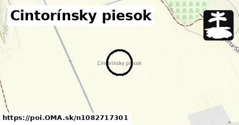 Cintorínsky piesok