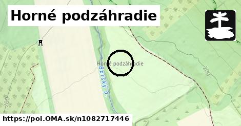 Horné podzáhradie