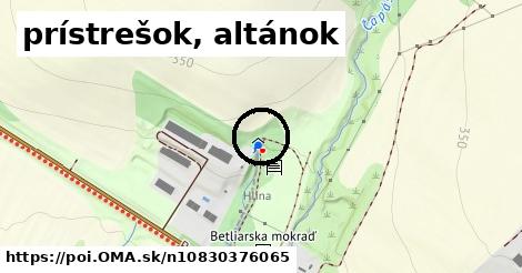 prístrešok, altánok