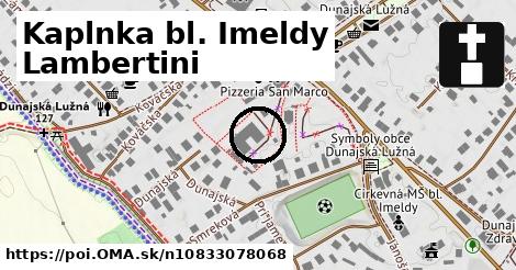 Kaplnka bl. Imeldy Lambertini