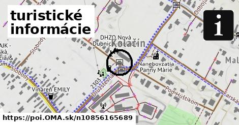 turistické informácie