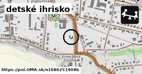 detské ihrisko