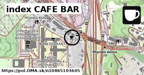 index CAFE BAR