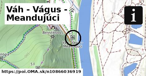 Váh - Vágus - Meandujúci