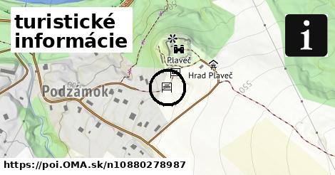 turistické informácie