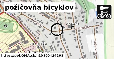 požičovňa bicyklov