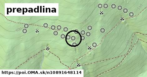 prepadlina