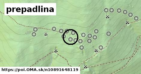 prepadlina